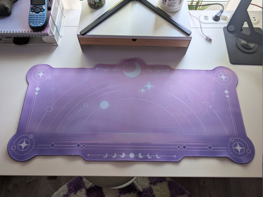 Purple moon Deskmat