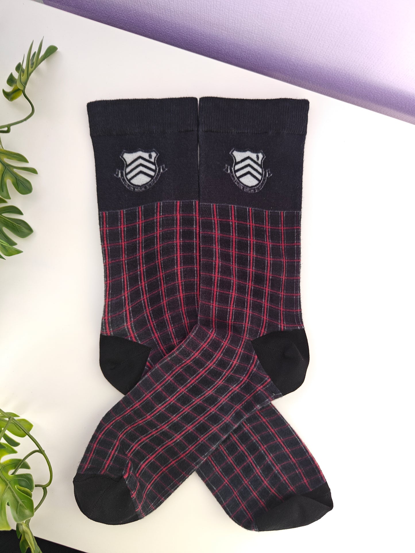 Red academic magical socks (EU 38–42)