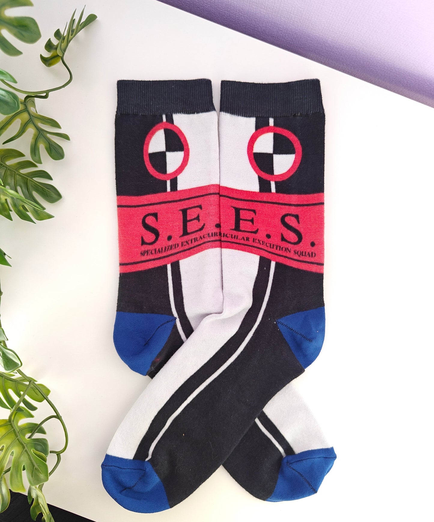 Blue academic magical socks (EU 38–42)