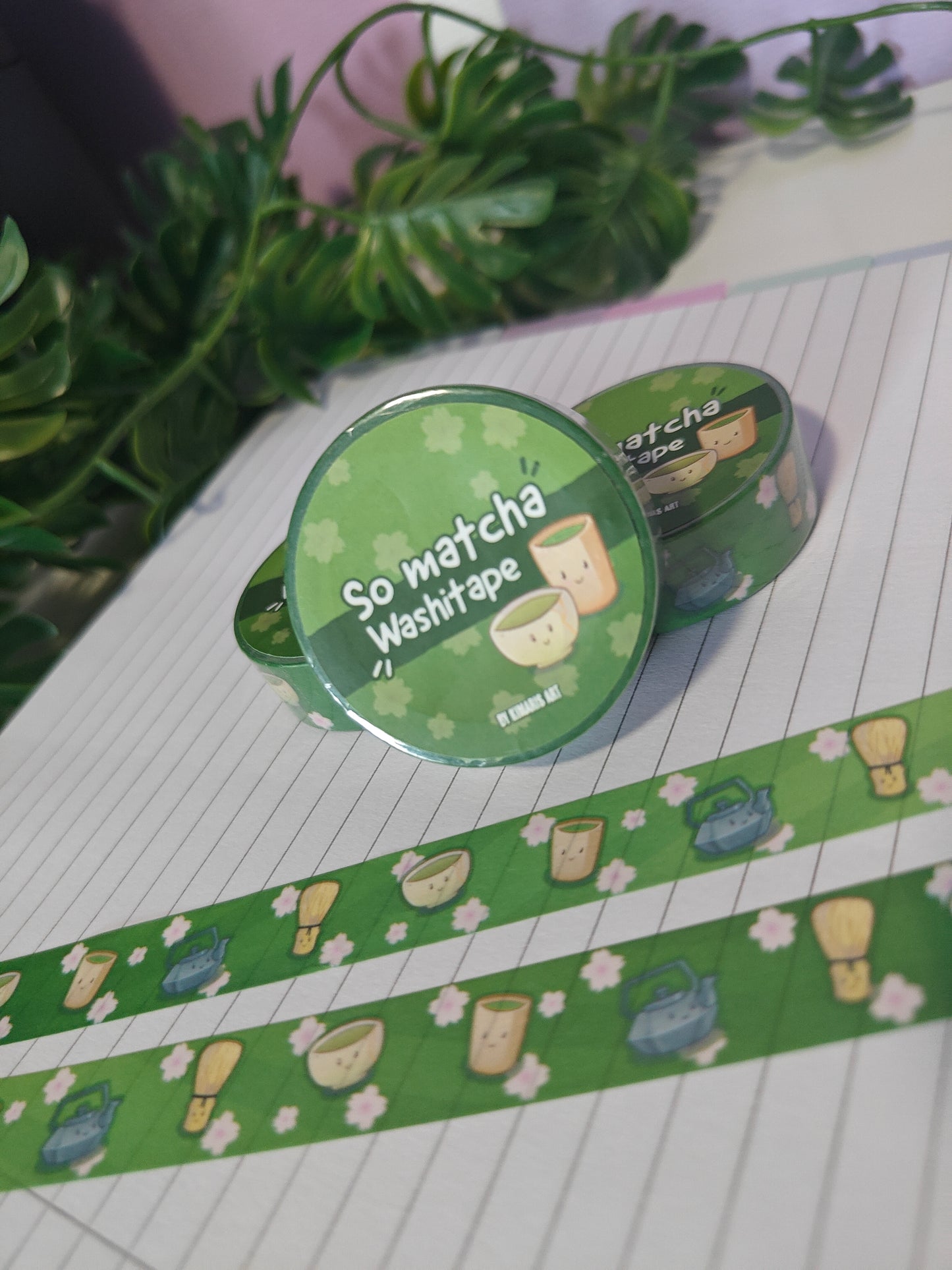 Matcha washi tape
