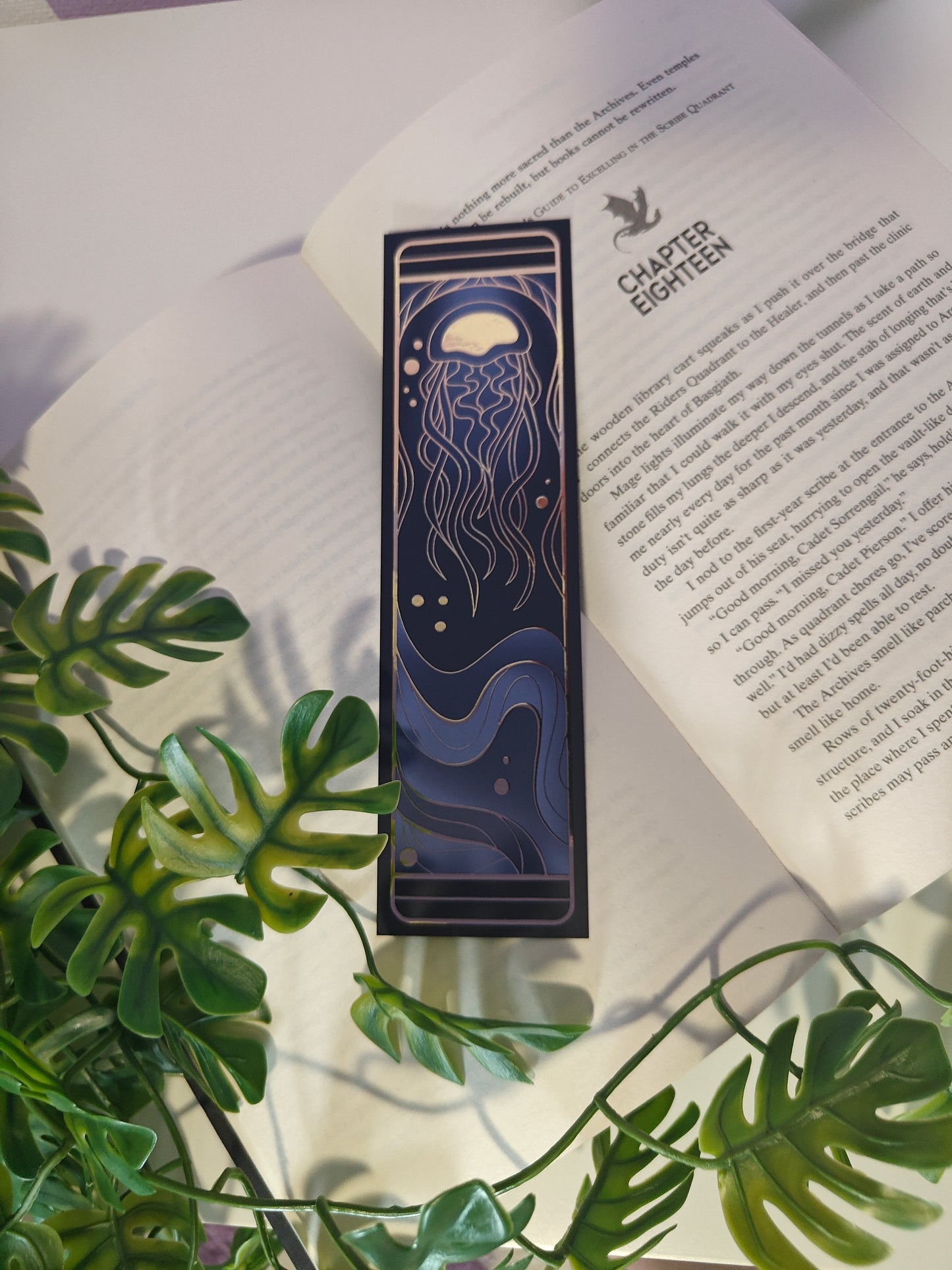 Bookmark foil Jellyfish