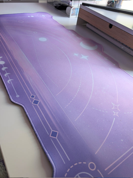 Purple moon Deskmat