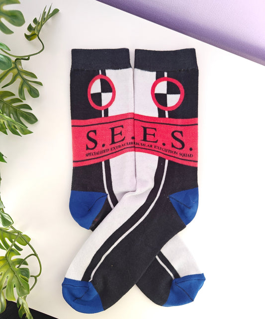 Blue academic magical socks (EU 38–42)