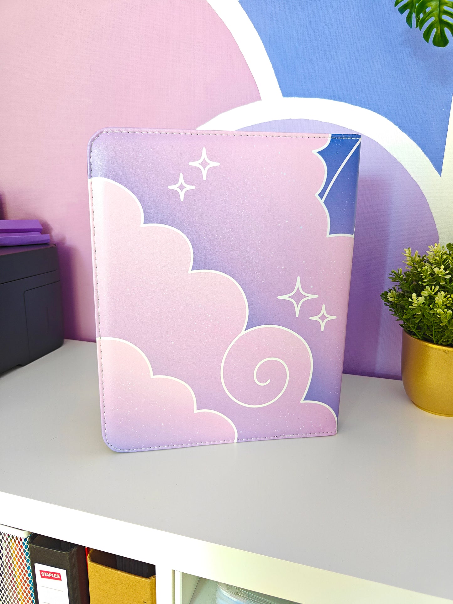 Purple wings TCG Card Binders (3x3)