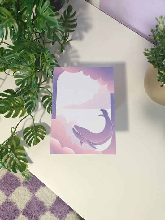 Notepad A6 Whale