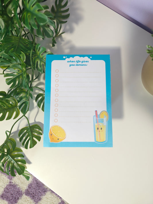 Notepad A6 Lemonade