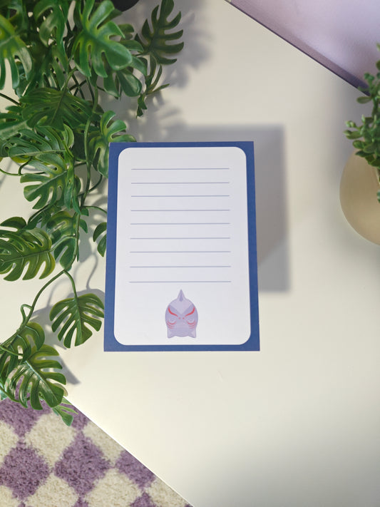 Notepad A6 Blue mask