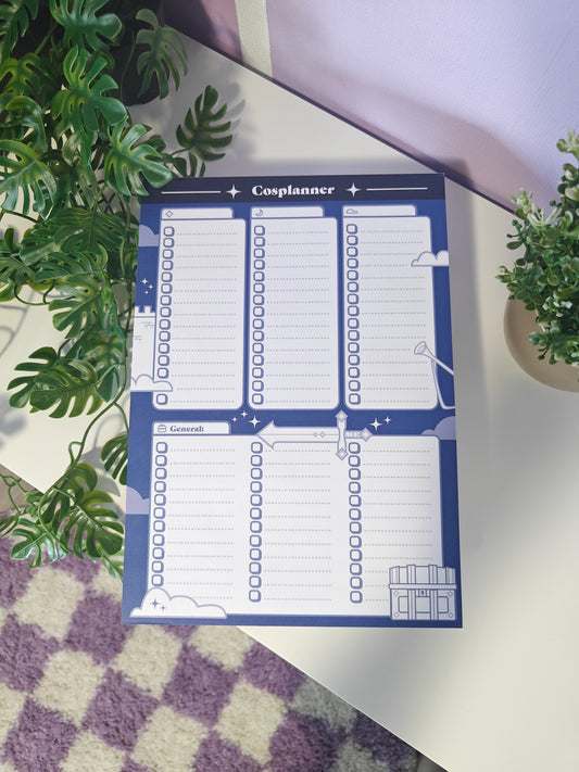 Cosplanner A4 notepad Blue