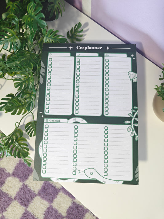Cosplanner A4 notepad Forestgreen