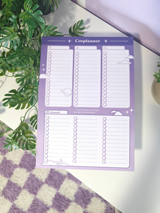 Cosplanner A4 notepad Purple