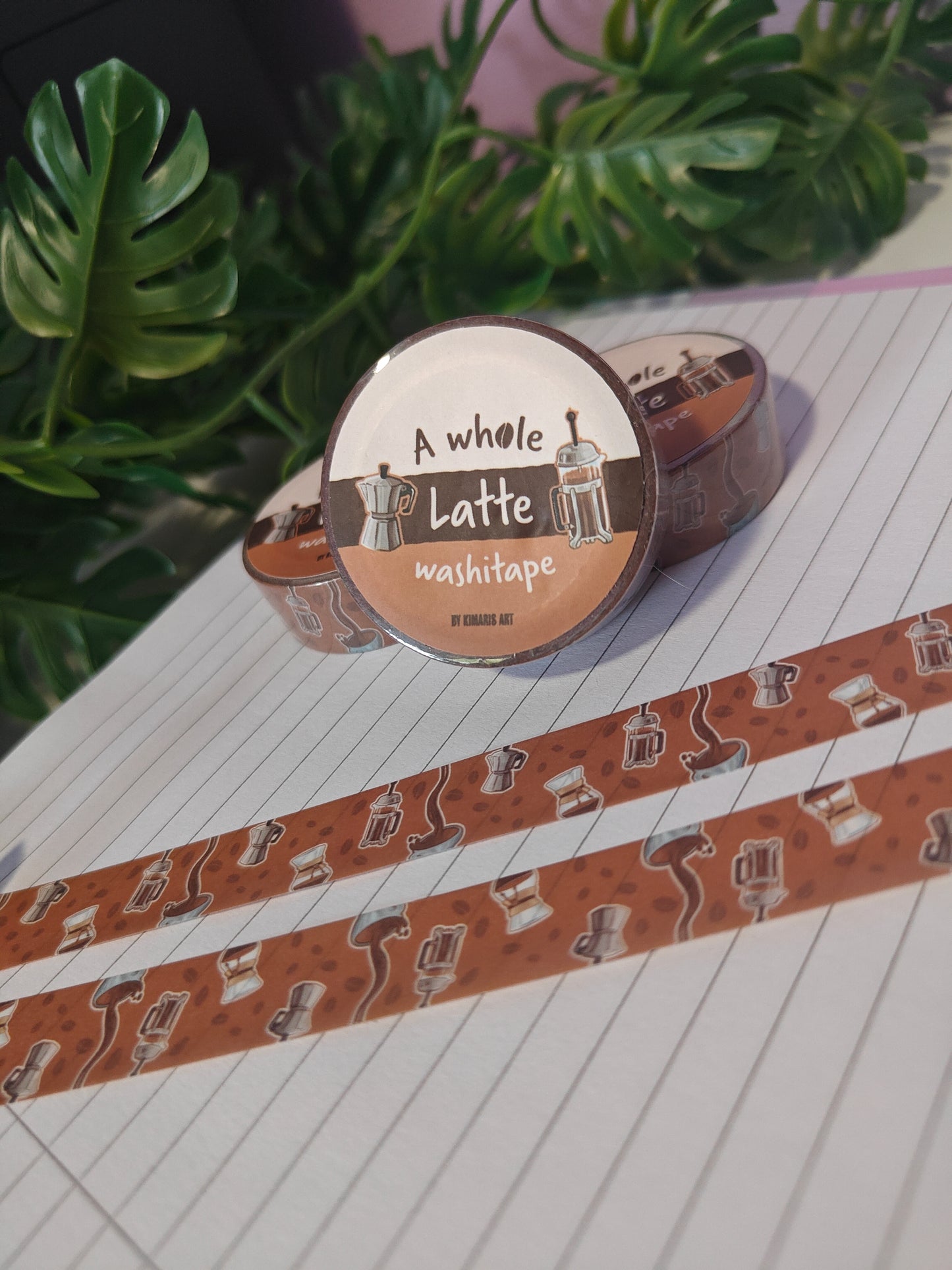 Coffee washi tape