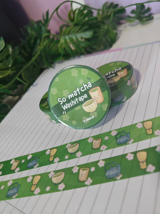 Matcha washi tape