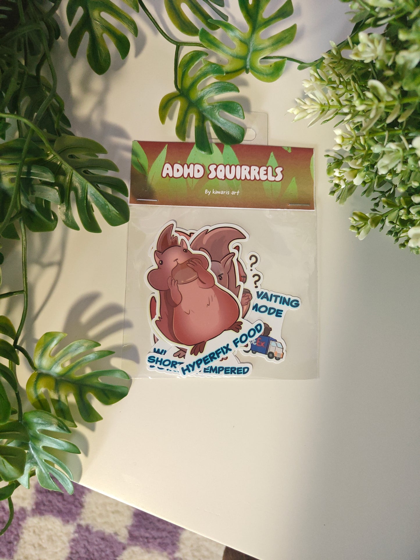 Adhd squirrels vol.1 Sticker Pack
