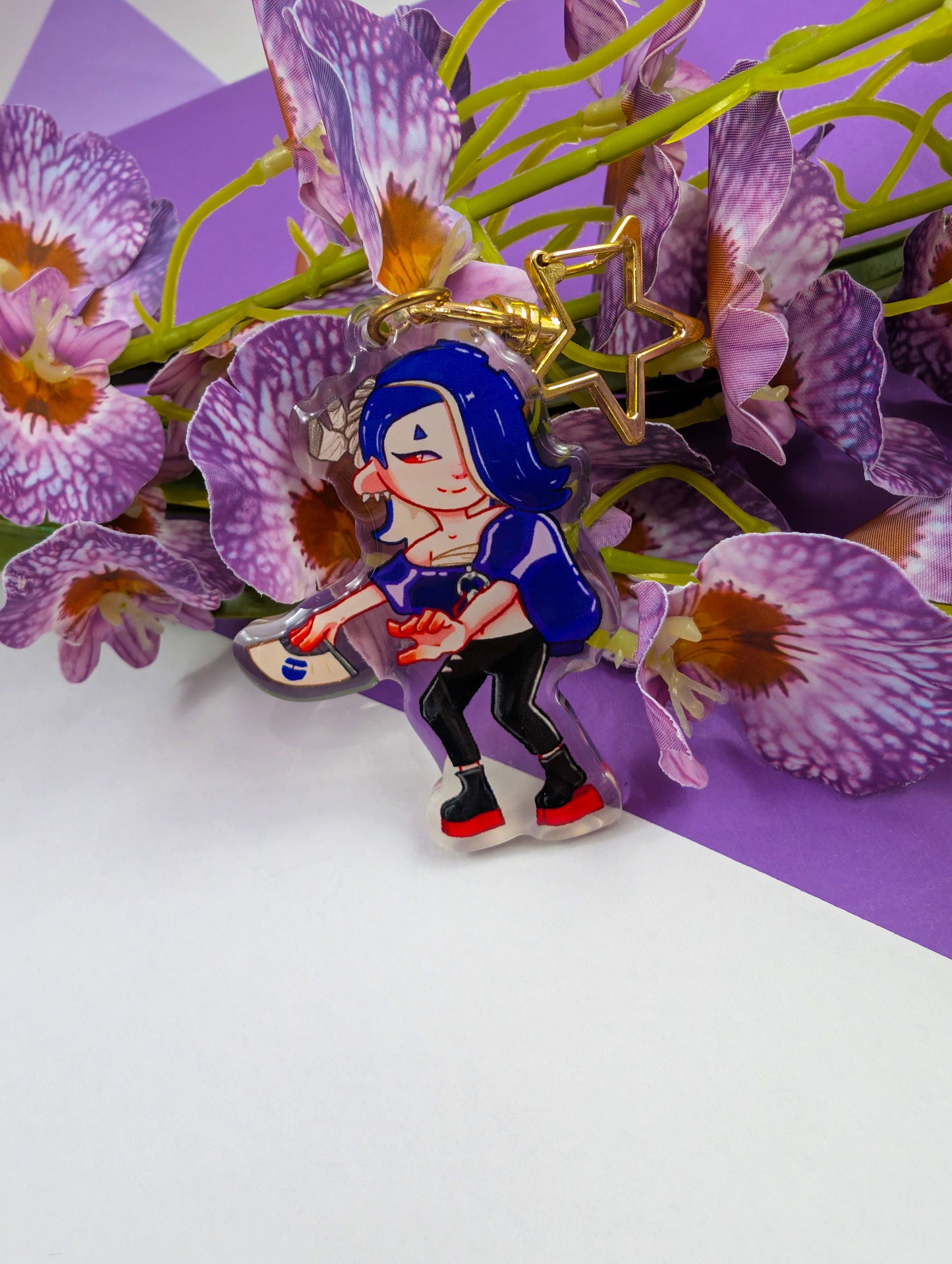 Acrylic charm Fishy people