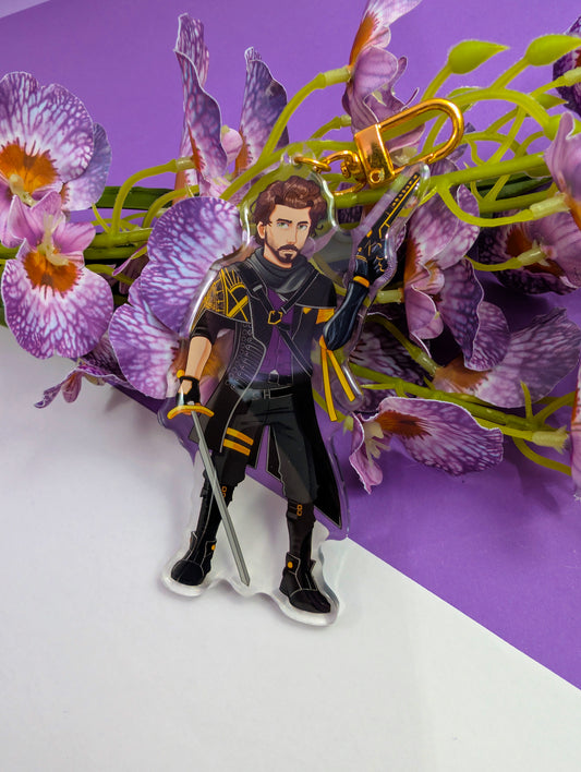 Acrylic charm That one french game