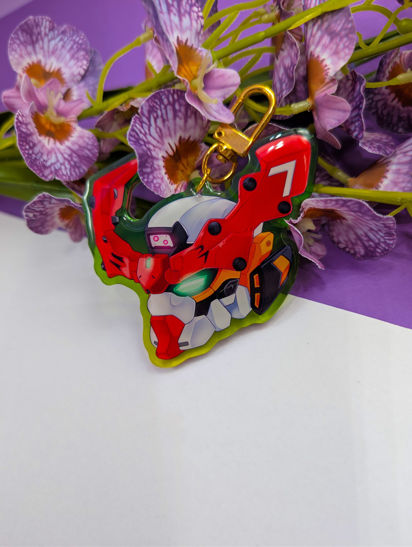 Acrylic charm Robot go boom!