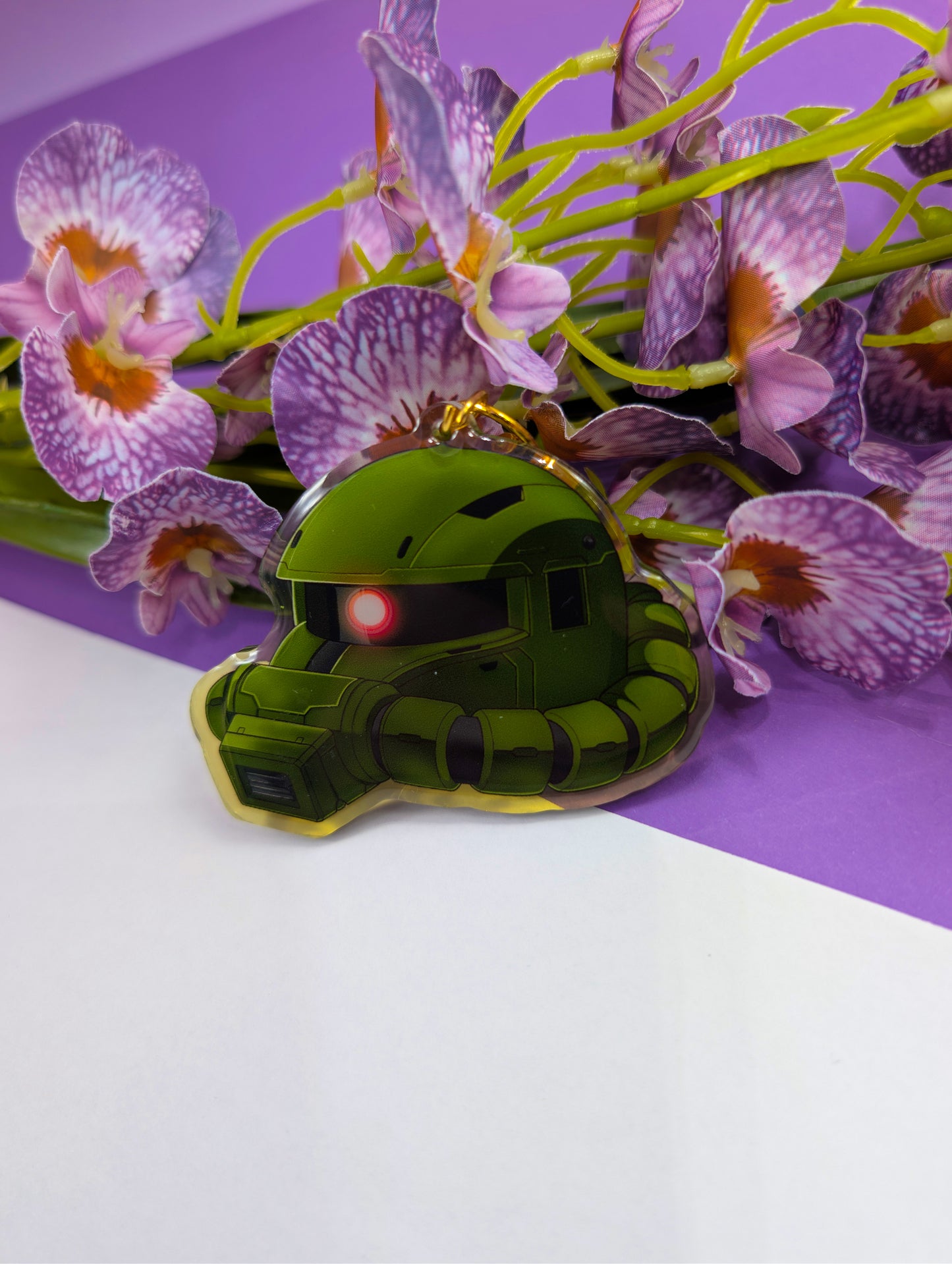 Acrylic charm Robot go boom!