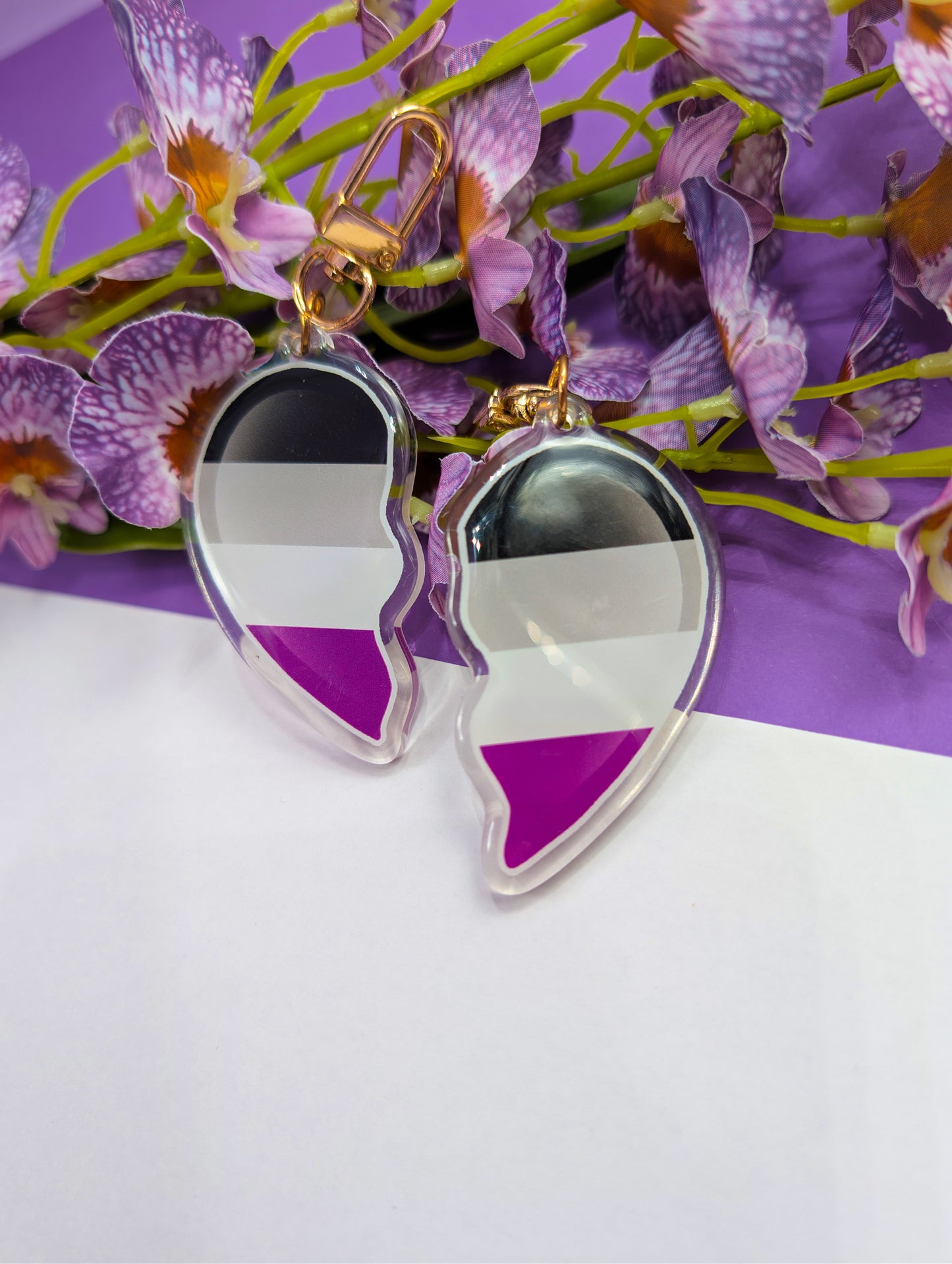 Acrylic charm Charming hearts